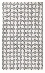 Kleine Wolke 4036146135 dywanik łazienkowy Merida, srebrny szary, 70 x 120 cm 4036146225 - Dywaniki łazienkowe - miniaturka - grafika 1