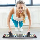 Pozostały sprzęt i akcesoria do ćwiczeń - Wielofunkcyjna deska z uchwytami do pompek - miniaturka - grafika 1