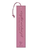 Zakładki do książek - Zakładka skórzana - Wszystko możliwe jest - Szaron - miniaturka - grafika 1