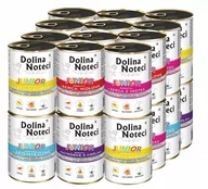 Mokra karma dla psów - Dolina Noteci Premium Junior MIX SMAKÓW Zestaw 24 x 400g  od 95zł +DO 3% ZWROTU W PROGRAMIE LOJALNOŚCIOWYM DNP-JUN-400-24 - miniaturka - grafika 1