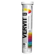 Witaminy i minerały - VERVIT mus witaminy i minerały, 20 tabletek musujących - miniaturka - grafika 1