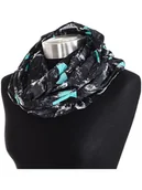 Apaszki i szaliki damskie - Buff Szal-koło w kolorze czarnym - 75 x 45 cm - miniaturka - grafika 1