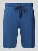 Spodnie sportowe męskie - Szorty z dzianiny dresowej z wpuszczanymi kieszeniami - miniaturka - grafika 1