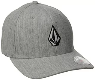 Czapki męskie - Volcom Czapka męska Full Stone Xfit D5511105BLK szary Grey Vintage 58-60 - grafika 1