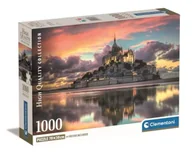 Puzzle - Puzzle 1000 Compact Le Magnifique Mont Saint-Miche Clementoni - miniaturka - grafika 1