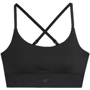 Stanik sportowy 4F F079 W 4FAW23USBAF079 (kolor Czarny, rozmiar L) - Biustonosze - miniaturka - grafika 1