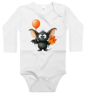 Body dziecięce Słodki Nietoperz Z Balonikiem I Liśćmi Dzień Jesieni 98/104 - Body dla niemowląt Body dziecięce Słodki Nietoperz Z Balonikiem I Liśćmi Dzień Jesieni 98/104 - Body dla niemowląt - miniaturka - grafika 1