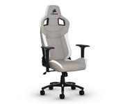 Fotele gamingowe - CORSAIR T3 RUSH Gaming Chair gaming chair grey white - miniaturka - grafika 1