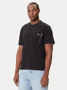 HUGO T-Shirt Dargentee 50542566 Czarny Relaxed Fit - Koszulki męskie - miniaturka - grafika 1