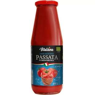 NATURAVENA Passata pomidorowa klasyczna BIO 680g - NATURAVENA 5902367404901 - Koncentraty warzywne, przeciery - miniaturka - grafika 1