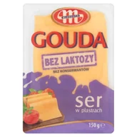 Sery - Mlekovita Ser Gouda bez laktozy plastry - miniaturka - grafika 1