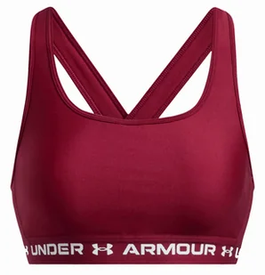Biustonosz sportowy Under Armour bordowy Armour® Mid Crossback - Biustonosze - miniaturka - grafika 1