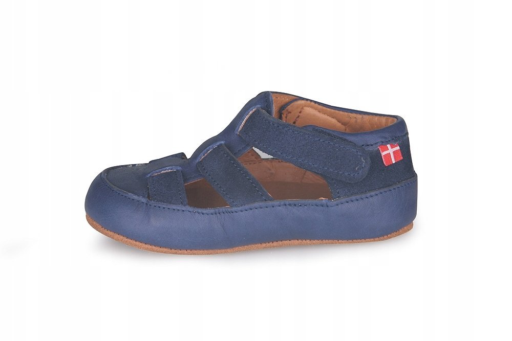 Kapcie dziecięce Helis OBEX rozmiar 26 skórzane barefoot granat