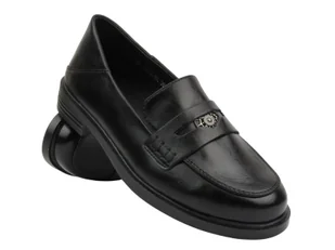 Eleganckie Mokasyny Damskie Vinceza 18100, Czarne - Mokasyny damskie - miniaturka - grafika 1