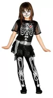 Stroje karnawałowe - Guirca królik szkielet dziewcząt kostium na Halloween szkielet kostium na Halloween kostium dziecięcy rozm. 110  146, 110/116 - miniaturka - grafika 1
