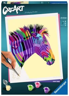 Ravensburger Malowanka CreArt Zebra 28994 28994 - Zabawki kreatywne - miniaturka - grafika 3