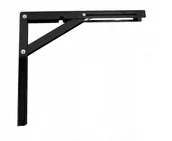 Meble modułowe i akcesoria - Wspornik półki 21.5 x 30 cm składany czarny Velano - miniaturka - grafika 1