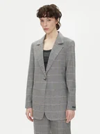 Marynarki i żakiety damskie - Pepe Jeans Marynarka Flavia PL402503 Szary Regular Fit - miniaturka - grafika 1
