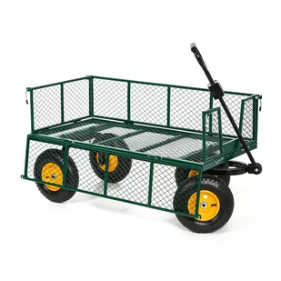 Wózek transportowy, nośność 500 kg, 1380 x 630 x 685 mm - Taczki - miniaturka - grafika 2