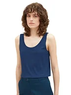 Koszulki i topy damskie - TOM TAILOR Damski top Basic, 11758 - Midnight Sail, L - miniaturka - grafika 1