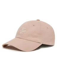 Czapki damskie - Czapka z daszkiem Tommy Hilfiger Embroidered Cap AW0AW17490 Różowy - miniaturka - grafika 1