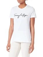 Koszulki i topy damskie - Tommy Hilfiger Damska koszulka Heritage Crew T-Shirt - miniaturka - grafika 1
