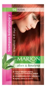 Marion Szampon Koloryzujący Aloes & Keratyna 94 rubin - Farby do włosów i szampony koloryzujące - miniaturka - grafika 4