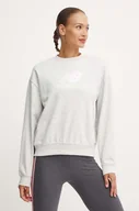 Bluzy damskie - New Balance bluza damska kolor szary melanżowa WT41503AHH - miniaturka - grafika 1