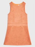 Sukienki i spódniczki dla dziewczynek - Birba Trybeyond Sukienka codzienna 422 55600 00 D Pomarańczowy Regular Fit - miniaturka - grafika 1