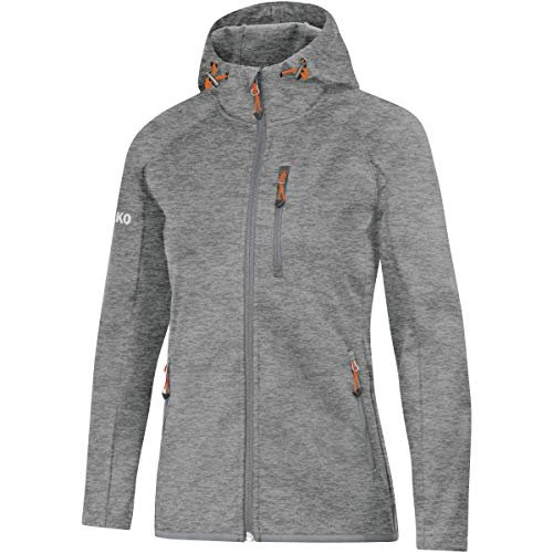 JAKO Damska kurtka softshell Light, szary melanż, 40, 7605