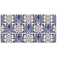 Podkładki na biurko - Mata z nadrukiem na biurko Niebieski wzór 120x60 cm, Dywanomat - miniaturka - grafika 1