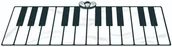 Zabawki interaktywne dla dzieci - Duża Mata Muzyczna Super Keyboard - miniaturka - grafika 1