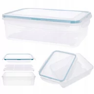 Pojemniki kuchenne - Pojemnik na żywność plastikowy z ociekaczem 2,6 l - miniaturka - grafika 1