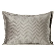 Poszewki na poduszki - Poszewka dekoracyjna SOFIA 50x70 Eurofirany beżowa welwetowa - miniaturka - grafika 1