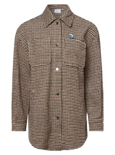 Vila - Bluzka damska VISmurfy, brązowy|beżowy|wielokolorowy - Koszule damskie - miniaturka - grafika 1