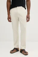 Spodnie męskie - Pepe Jeans spodnie SLIM CHINO POPLIN męskie kolor beżowy proste PM211873 - miniaturka - grafika 1