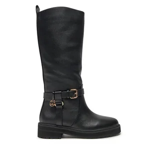 Oficerki TWINSET 242TGT172 Czarny - Kozaki damskie - miniaturka - grafika 1