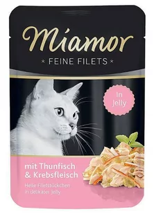 Miamor Feine Filets - mokra karma dla kota filety z tuńczyka z krabem 100g - Mokra karma dla kotów - miniaturka - grafika 1