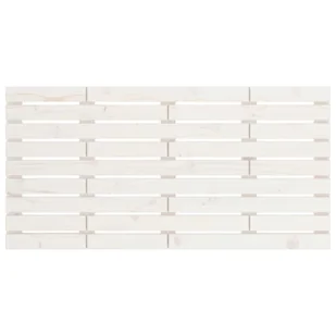 Wezgłowie łóżka, białe, 126x3x63 cm, lite drewno sosnowe Lumarko! - Inne meble do sypialni - miniaturka - grafika 5