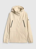 Kurtki damskie - 4F Parka przejściowa membrana 5000 damska - beżowa XXL - miniaturka - grafika 1