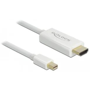 Kabel mini Displayport 1.1M - Hdmi-a M 2M Gold Del - Kable komputerowe i do monitorów - miniaturka - grafika 1