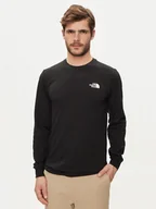 Koszulki męskie - The North Face Longsleeve Redbox NF0A87NN Czarny Regular Fit - miniaturka - grafika 1