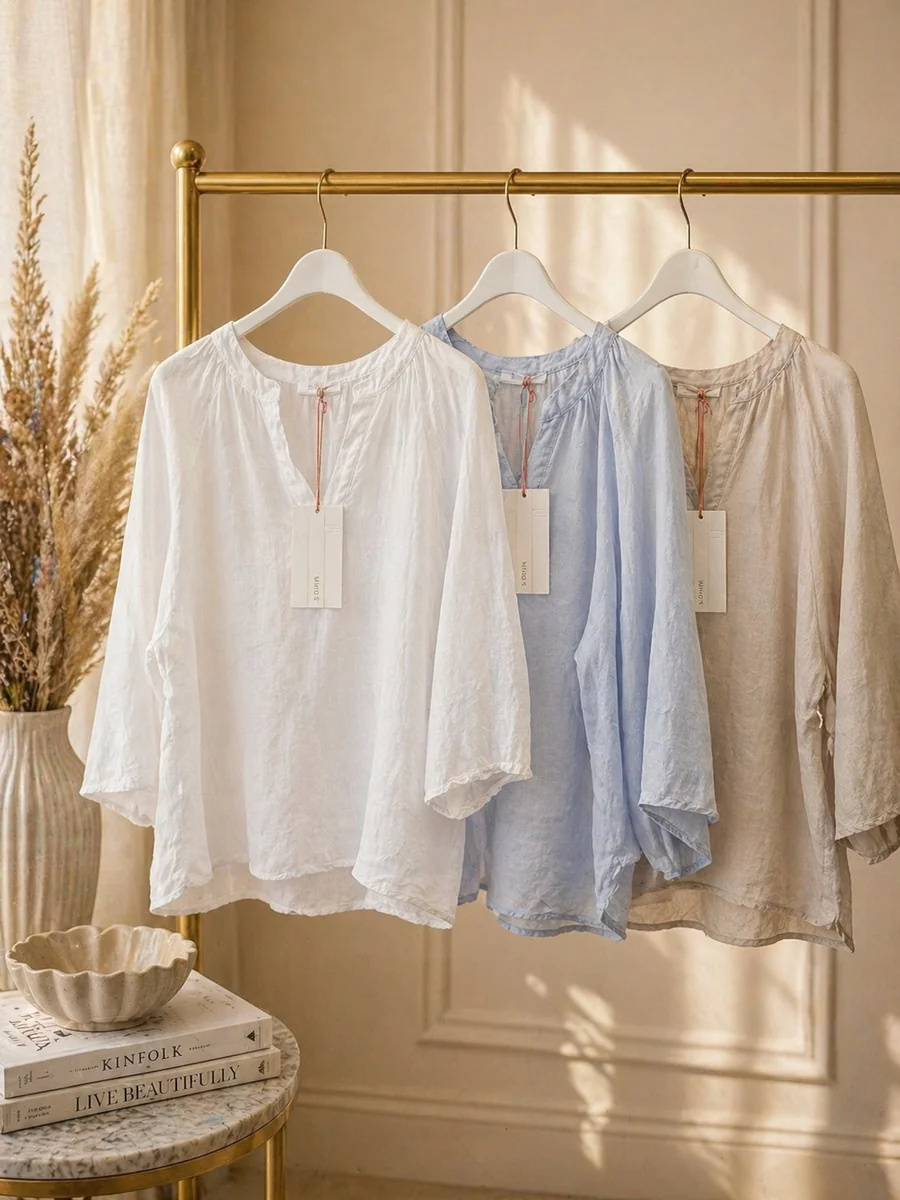 Koszula damska Miho’s – lekka, naturalna, oversize