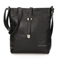 Torebki damskie - Listonoszka ze srebrnymi elementami Toscanio A88 - miniaturka - grafika 1