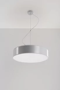 Sollux Lighting Lampa Wisząca Arena szara duża - SL.0119 - Lampy sufitowe - miniaturka - grafika 1