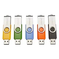 Pendrive - Intenso Basic Line 8 GB USB Typu-A 2.0 Czarny, Niebieski, Zielony, Pomarańczowy, Żółty 3503561 - miniaturka - grafika 1