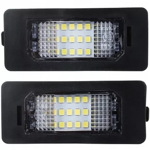 ZESTAW LAMPEK LED DO TABLICY REJESTRACYJNEJ, AUTOTUNE, DO BMW E82 SERIA 1, E88 SERIA 1, E90 SERIA 3, E91 SERIA 3, E92 SERIA 3, E93 SERIA 3, E39 SERI.. - Lampy tylne - miniaturka - grafika 1