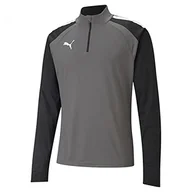 Bluzy męskie - PUMA PUMA Bluza męska Teamliga 14 Zip Top Smoked Pearl-puma White l 657236 - miniaturka - grafika 1