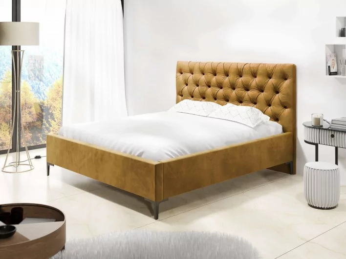 Łóżko tapicerowane 140x200 CALYPSO / kolor do wyboru