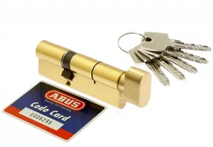 Wkładka bębenkowa Abus KD10 55g/35 mosiądz z gałką kl 5.2 - Zamki i wkładki - miniaturka - grafika 1